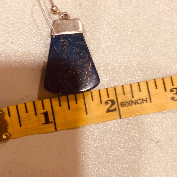 The Most Beautiful Lapis Lazuli Sterling Silver 925 dangle earrings by Jay King - Picture 2 of 5